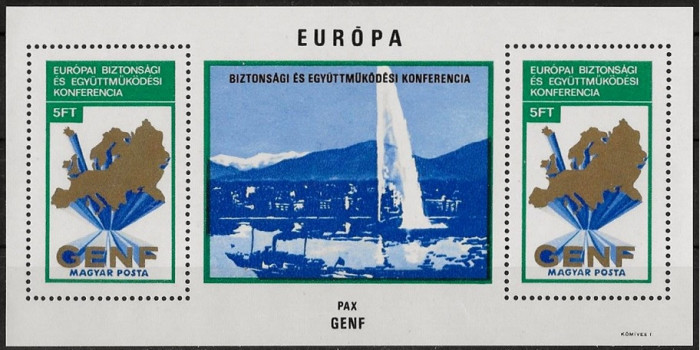 C3059 - Ungaria 1974 - Europa bloc,neuzat,perfecta stare