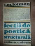 Lectii de poetica structurala- I. M. Lotman