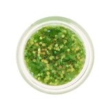 Confetti verde, 1mm - hexagoane holografice, INGINAILS