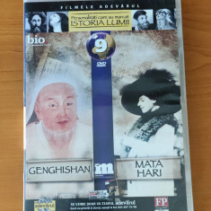 Personalități care au marcat Istoria Lumii (DVD) Genghishan / Mata Hari