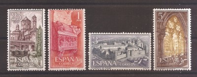 Spania 1963 - Mănăstiri și Abații, MNH foto