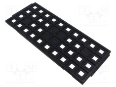Tavi?a ESD 24x24mm neagra 130?C ANTISTAT foto