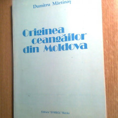Dumitru Martinas -Originea ceangailor din Moldova-Ed. II reviz Ion Coja-autograf