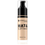 Cumpara ieftin Bell Hypoallergenic Mat&amp;Soft make-up usor matifiant culoare 04 Golden Beige 30 ml