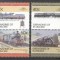 St. Vincent Grenadines 1985 Trains, Railways, 4 pair, MNH AL.084