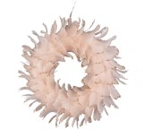 Coronita decorativa suspendabila MagicHome, roz, 35 cm, pentru Craciun