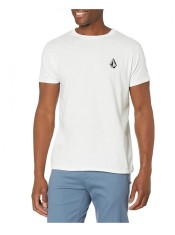 Tricou cu maneca scurta pentru barbati Volcom Blaquedout Ss Tee, alb, L - OUTLET