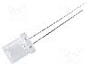 Dioda LED, 8mm, galbena, 250...500mcd, 20mA, 1,8...2,6V, OPTOSUPPLY - OS5YPM83C1A