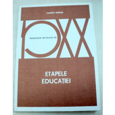 ETAPELE EDUCATIEI-MAURICE DEBESSE 1981