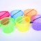 Set de 6 galetuse translucide colorate pentru activitati senzoriale