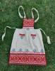 Sort pentru femei, vechi, bogat brodat prin cusatura manuala,