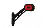 Lampa Gabarit LED Brat Cot 45 Grade Dreapta LDCC2699, 12-30V, Rosu/Transparent, Cauciuc Flexibil, Durata 50000h
