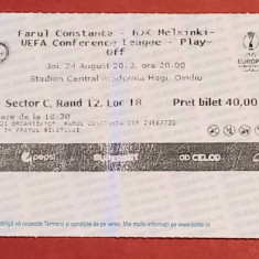Bilet meci fotbal FARUL CONSTANTA-HJK Helsinki Conference League 24.08.2023)