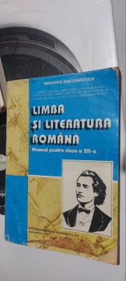 LIMBA SI LITERATURA ROMANA CLASA A XII A GLIGOR IANCU NEAGOE ROSCA foto