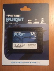 SSD Patriot Burst, 120GB, SATA3, 2.5inch, 560/540MB/s, PBU120GS25SSDR foto