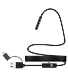 Camera inspectie endoscop 1280x720p IP67 USB/Micro USB/USB type C