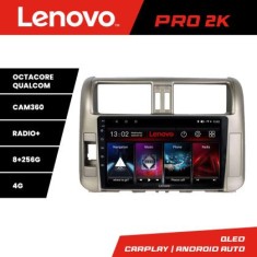 Navigatie Toyota Prado 2010-2013 Lenovo Kit-347 8 core QLED 2K 8+256 360 Android Waze USB Navigatie Internet Youtube Radio CarStore Technology
