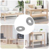 vidaXL &Icirc;mbinări 2 pcs Argintiu 12 x 12 x 1,2 cm Fier 864460