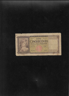 Italia 500 lire 1947 seria001313 foto