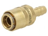 Conector Rapid Alamă 15bar FPM 10mm