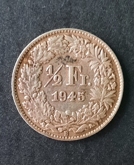 1/2 Franc 1945, Elvetia - A 3305