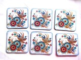 Set suporturi pahare cu motiv traditional 40145