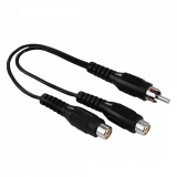 Adaptor audio, Hama, 2x RCA mama, 1x RCA tata