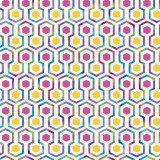 Noordwand Tapet &bdquo;Good Vibes Hexagon Pattern&rdquo;, roz si galben GartenMobel Dekor, vidaXL