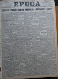 Ziarul Epoca, 25 Septembrie 1899; Pompierii d-lui Gane, fostul primar de Iasi