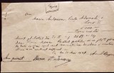Maria Antonescu - document autograf, dat&acirc;nd din anul 1940