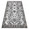 Covor MATEO 8037/644 Modern cadru, flori - structural gri, 160x220 cm