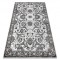 Covor MATEO 8037/644 Modern cadru, flori - structural gri, 160x220 cm