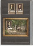 ROMANIA 2013 LP1964 LP 1965 ARTA ANIVERSARI COMEMORARI SERIE + BLOC MNH NESTAMP