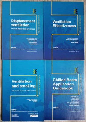 SET 4 GUIDEBOOK (NR.1, 2, 4, 5) DISPLACEMENT VENTILATION, VENTILATION EFFECTIVENESS, VENTILATION AND SMOKING, CH foto