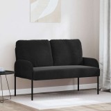 vidaXL Canapele cu pernă 110cm Negru placaj 42023460