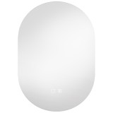 HOMCOM Oglindă de Baie cu LED 50 x 70 cm, Fără Ramă, 3 Culori Reglabile | Aosom Romania