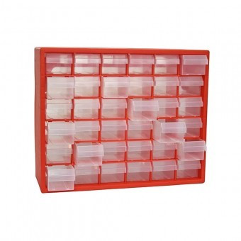 Organizator accesorii, Strend Pro SBx3045, 36 cutii, 405x305x140 mm, max 25 kG foto