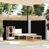 VidaXL Copertină laterală retractabilă, negru, 100 x 600 cm 48442