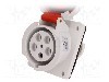 Conector alimentare AC, IEC 60309, IP67, 63A, 400V AC, 5 pini, PAWBOL - B.1054