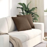 vidaXL Perne pentru canapea 2 pcs Maro 45 x 45 cm țesătură 42013915