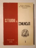Georgeta Carcadia et al. - Studii și comunicări I (Muzeul Județean de Istorie și Etnografie Vrancea; 1978)