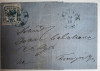 Scrisoare Craiova 1862, cu timbru &quot;Principatele Unite&quot; de 30 parale