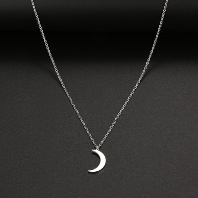 Lantisor Inox Argintiu LUNA - N238 foto