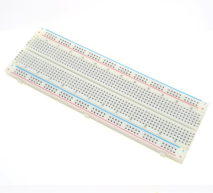 Placa test breadboard 830 16.5x5.5x0.85cm