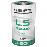 Baterie Litiu Saft 3.6V LS33600 17000mAh, Dimensiuni 33.5 x 61.5 mm Bulk, Oem