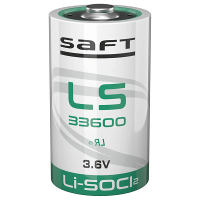 Baterie Litiu Saft 3.6V LS33600 17000mAh, Dimensiuni 33.5 x 61.5 mm Bulk foto