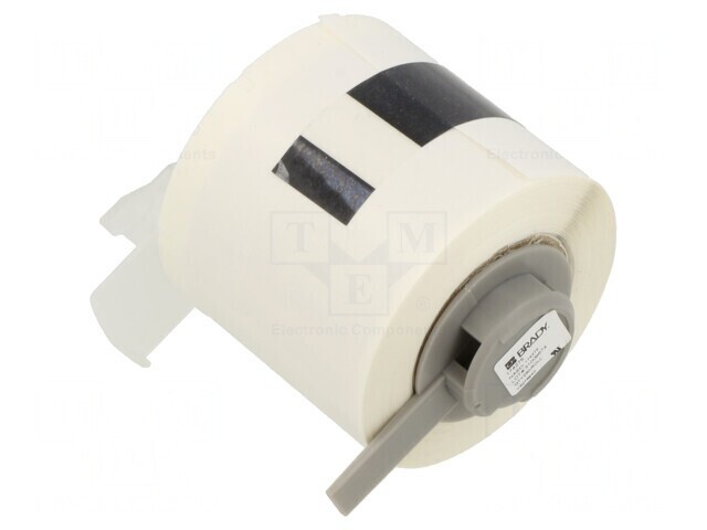 Etichetă Autolaminată pentru Cablu 25,4mm Albă 30mm