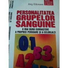 PERSONALITATEA GRUPELOR SANGUINE de JORG EIKMANN , 2004