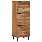 vidaXL Dulap &icirc;nalt, 40x33x110 cm, lemn masiv de acacia