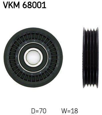 SKF VKM 68001 Rola ghidare/conducere, curea transmisie